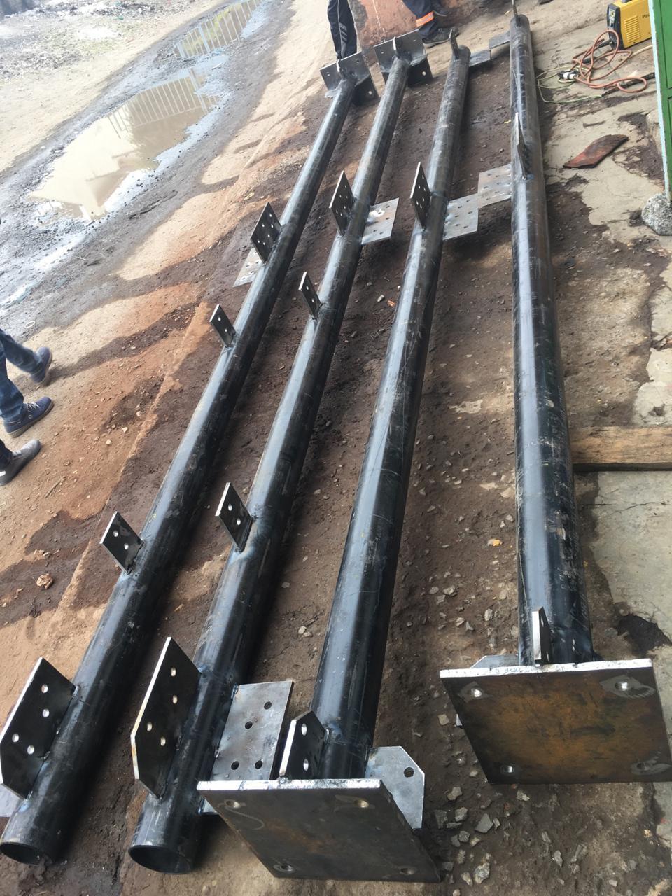 Fabrication of silo stands