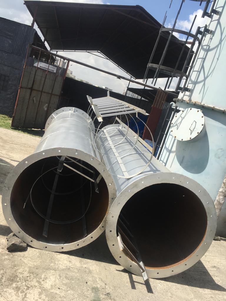 Fabrication of boiler chimney